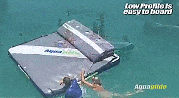Aquaglide Airport: A Giant Inflatable Mattress With 4 Coolers