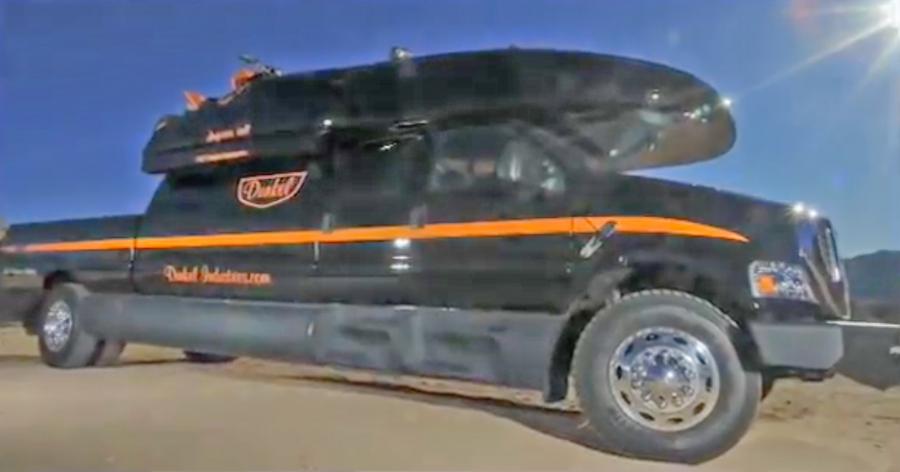 Dunkel Giant Ford F-650 RV Custom Truck Mod Camper