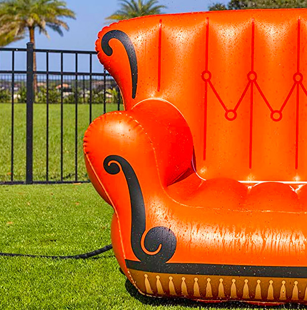 Giant Inflatable Friends Coffee Shop Couch Sprinkler