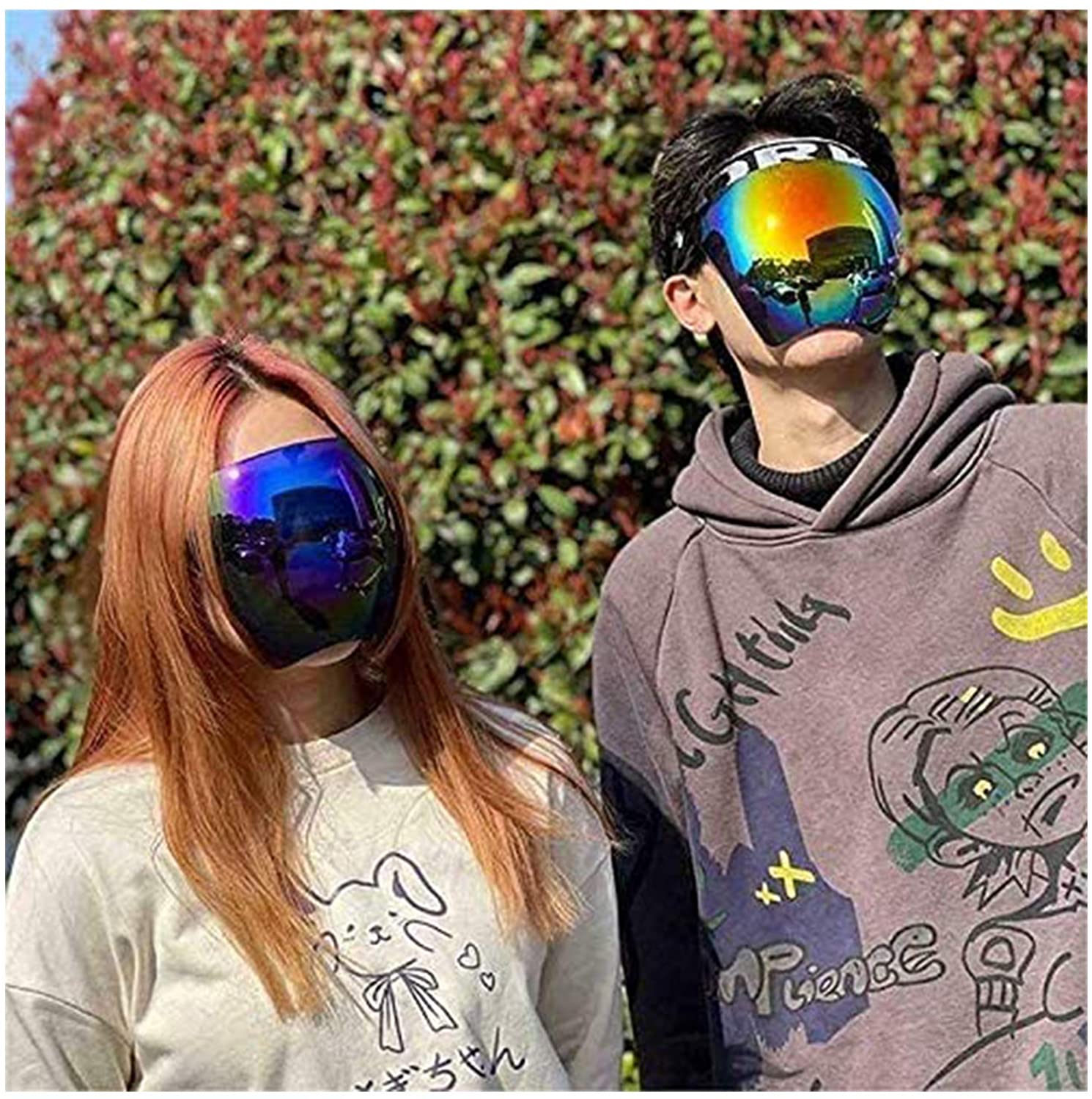 Giant Full Face Sunglasses Face Mask Combo