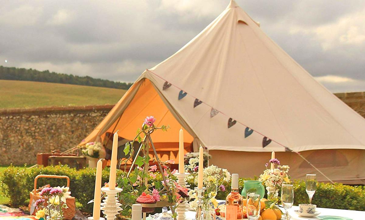 Official Glamping Tent - Boutique camping bell tent - Best music festival tent