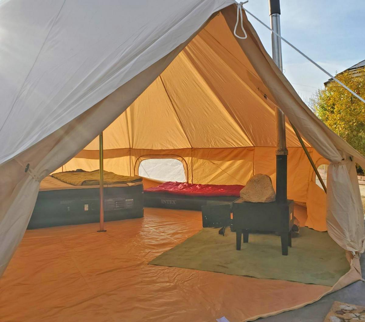 Official Glamping Tent - Boutique camping bell tent - Best music festival tent