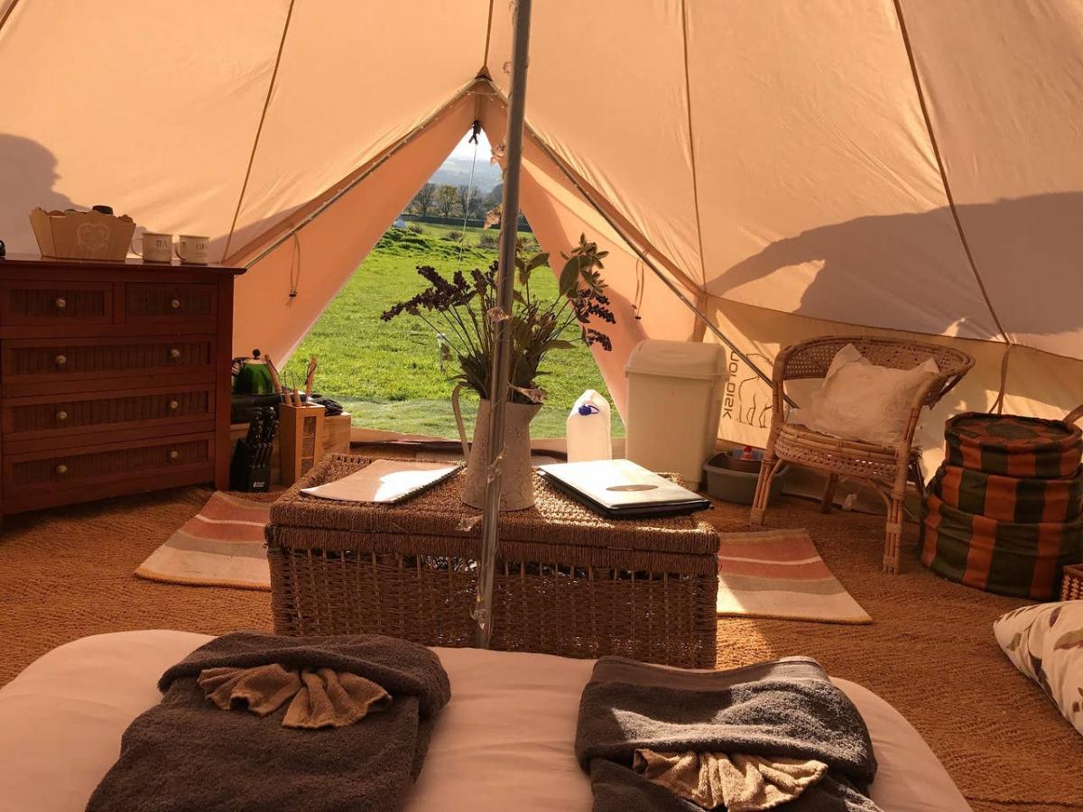 Official Glamping Tent - Boutique camping bell tent - Best music festival tent