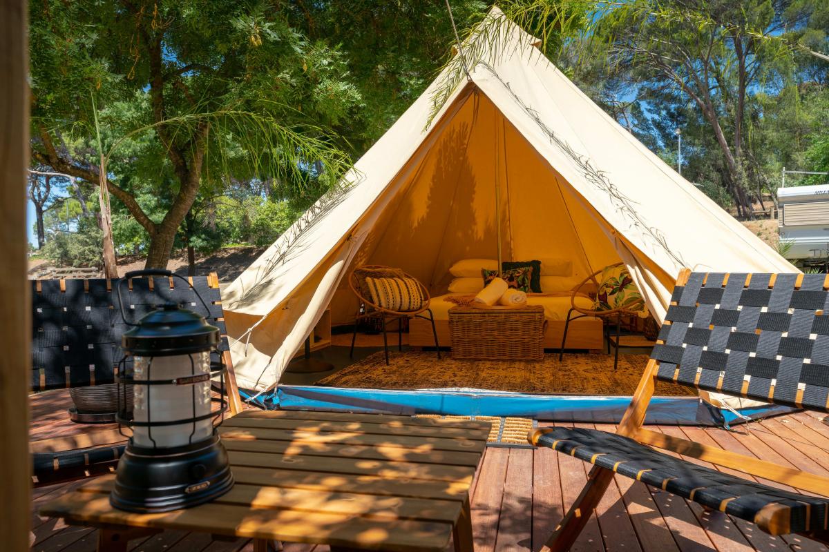 Official Glamping Tent - Boutique camping bell tent - Best music festival tent