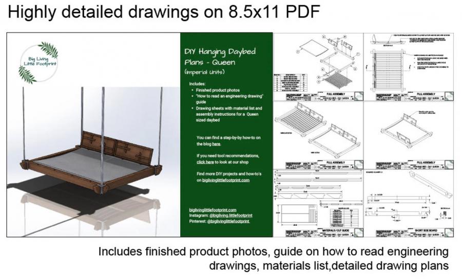 Giant Hanging Porch Bed Lounger