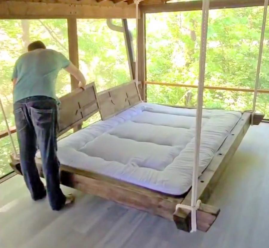 Giant Hanging Porch Bed Lounger