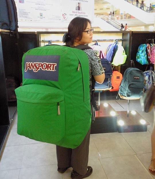 Giant Backpack - Jumbo Jansport Backpack