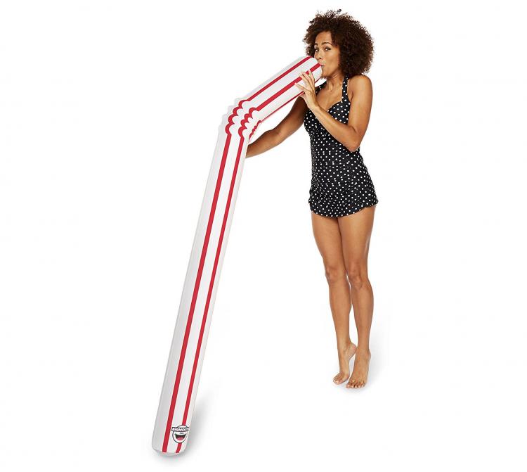 Giant Bendy Straw Inflatable Pool Float