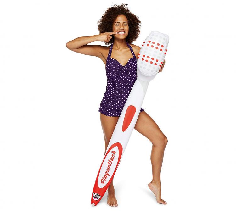 Giant Toothbrush Inflatable Pool Float