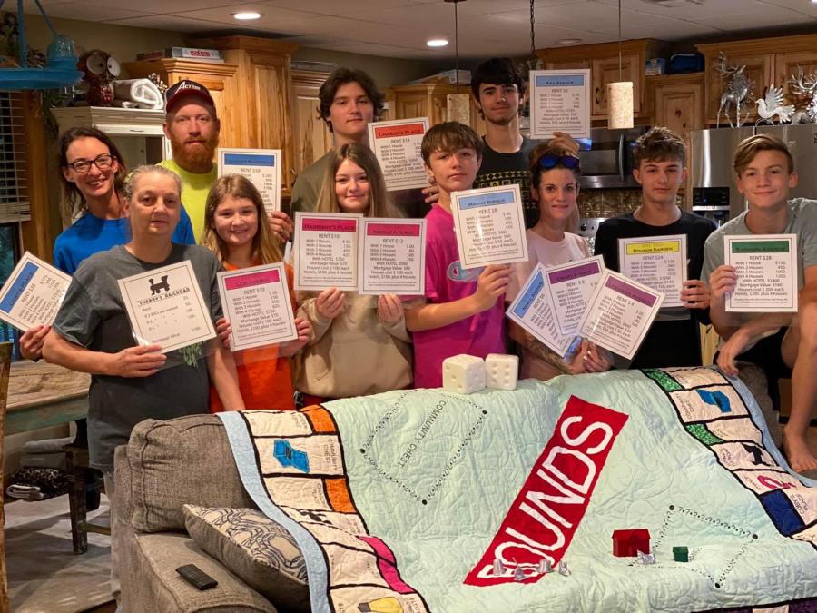 Giant Monopoly Quilt