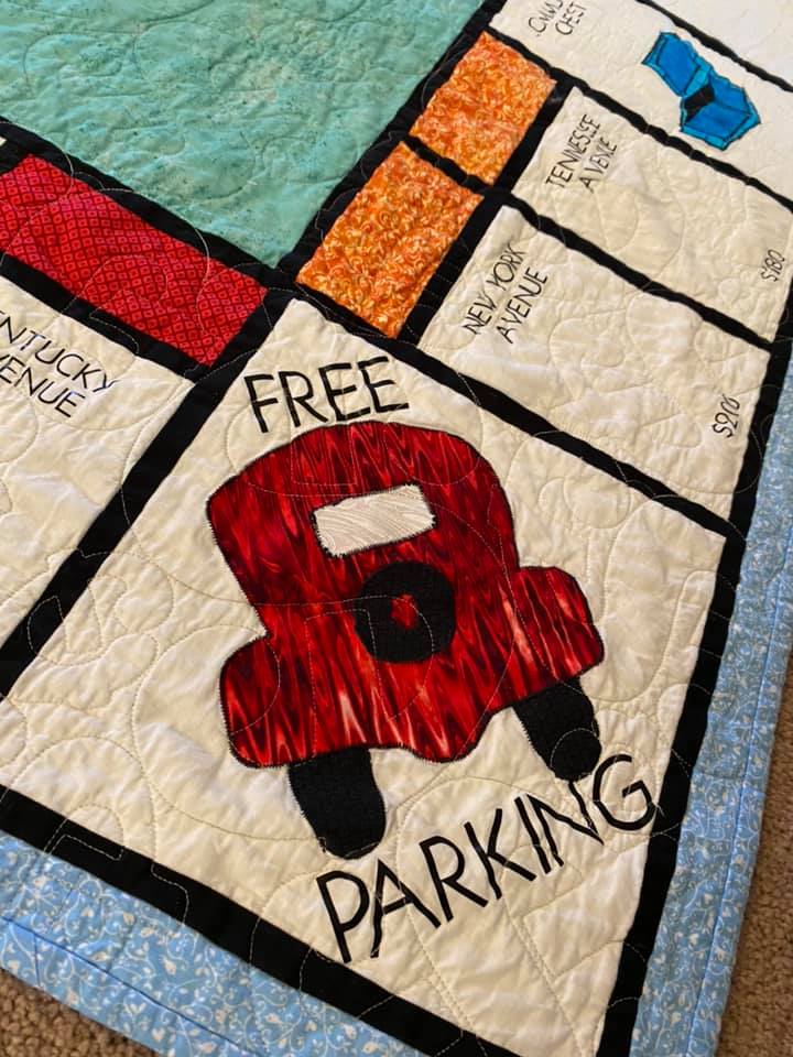Giant Monopoly Quilt
