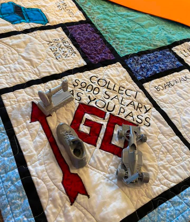 Giant Monopoly Quilt