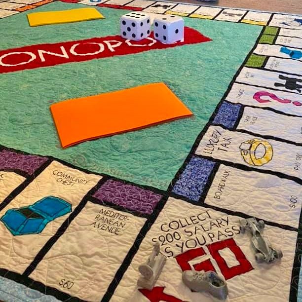 Giant Monopoly Quilt