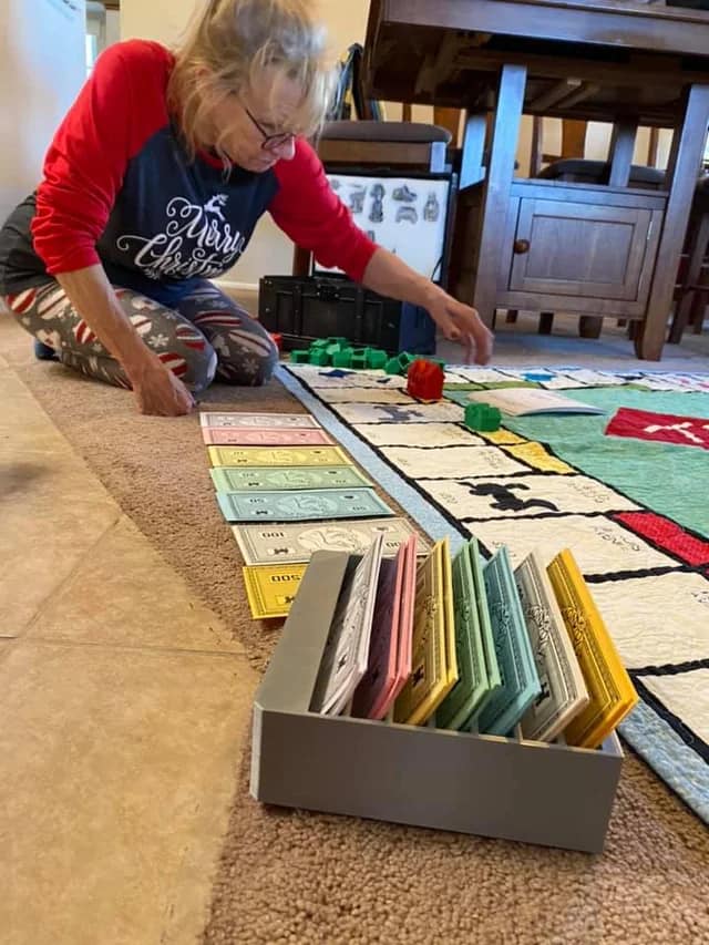 Giant Monopoly Quilt