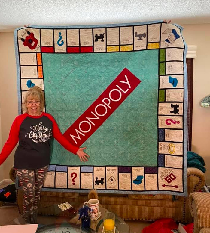 Giant Monopoly Quilt