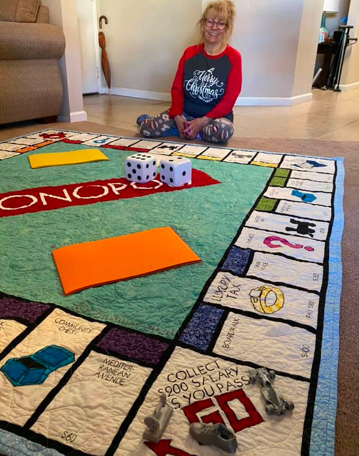 Giant Monopoly Quilt
