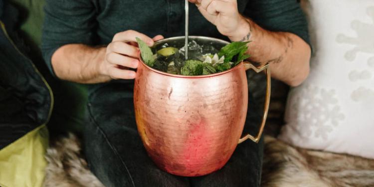 Giant Moscow Mule Mug Holds 1.5 Gallons - Giant Copper Cocktail Mug