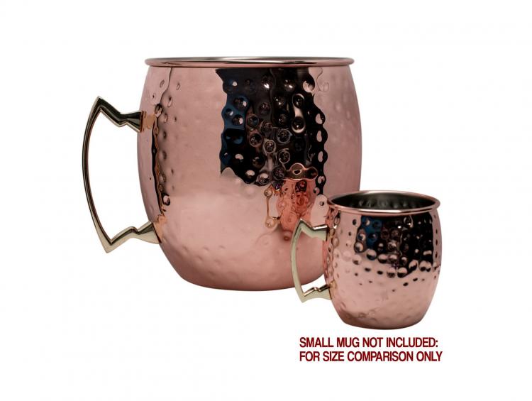 Giant Moscow Mule Mug Holds 1.5 Gallons - Giant Copper Cocktail Mug