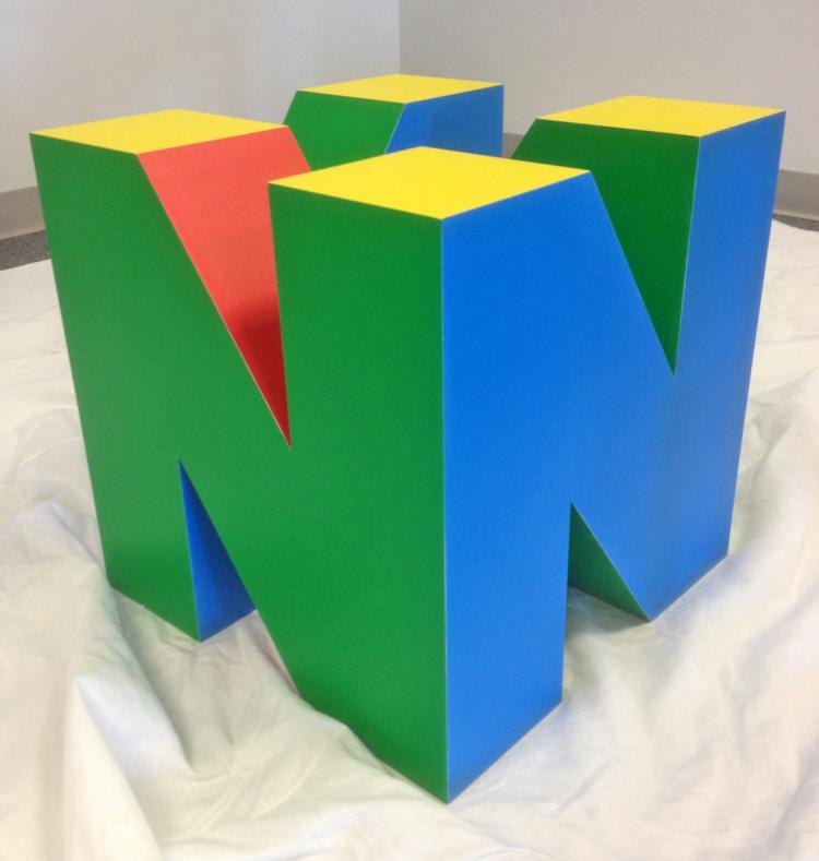 Giant N64 Logo Coffee Table - Nintendo 64 Table