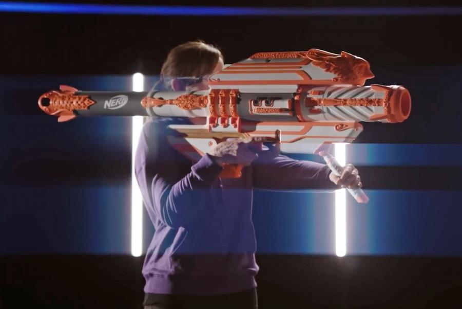 Giant Nerf Rocket Launcher - Desinty Gjallarhorn Blaster Nerf Replica