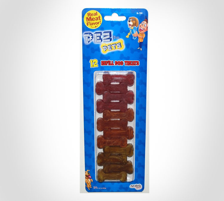 Giant Pez Dispenser For Dog Treats - Giant dog pez dispenser - dispenses bone shaped dog treats