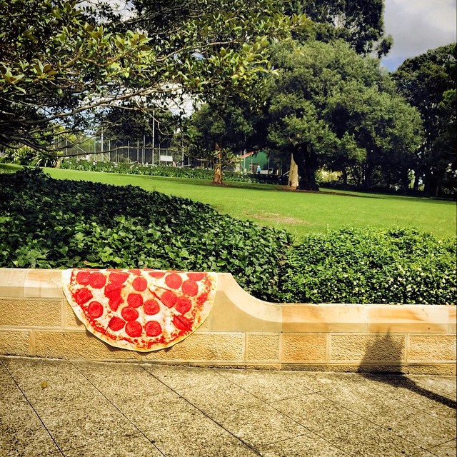 Giant Pizza Towel