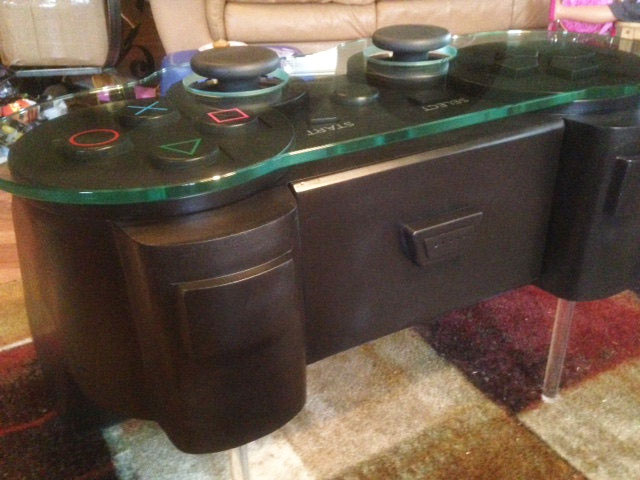 Giant Playstation 3 Controller Coffee Table