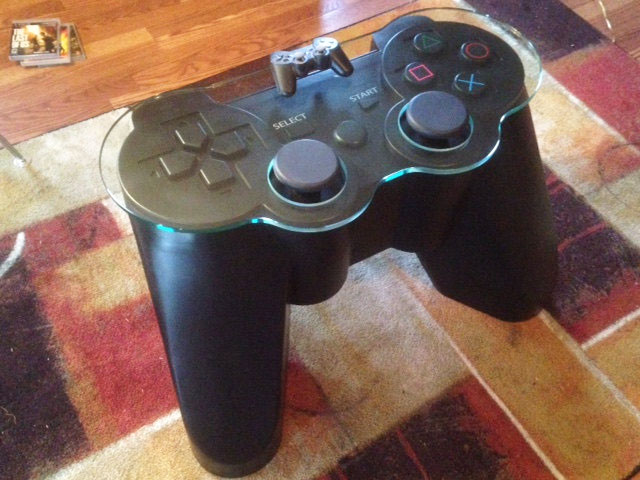 Giant Playstation 3 Controller Coffee Table