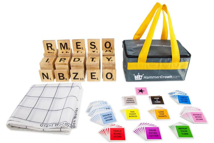 Giant Scrabble Board Game - Giant Wooden Word Game