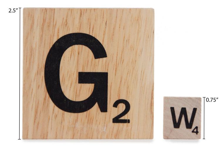 Giant Scrabble Board Game - Giant Wooden Word Game