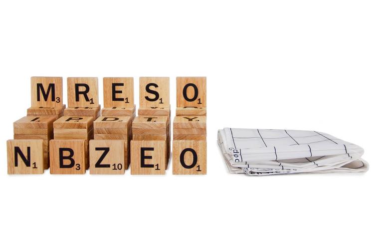 Giant Scrabble Board Game - Giant Wooden Word Game
