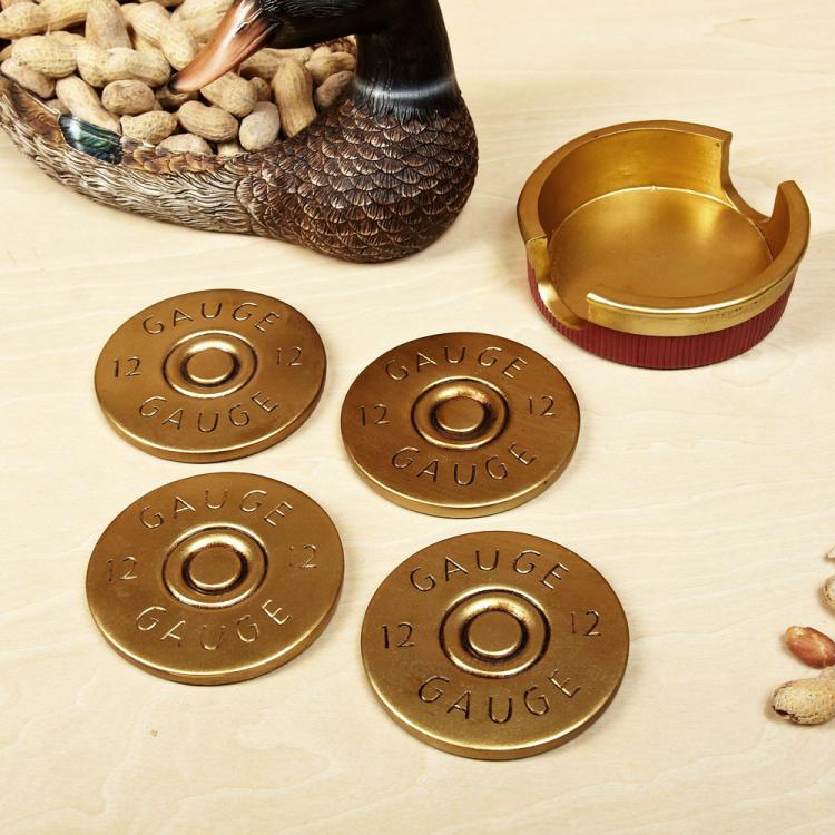 Giant Shotgun Shell Coasters