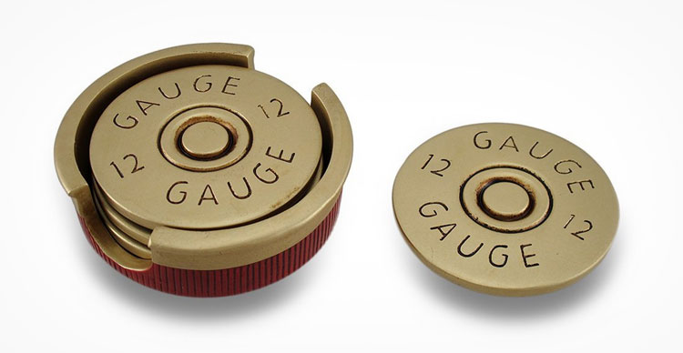 Giant Shotgun Shell Coasters