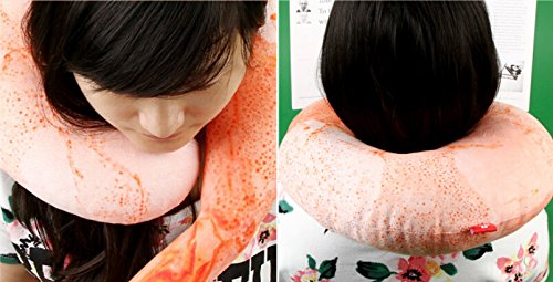 Giant Shrimp Travel Neck Pillow