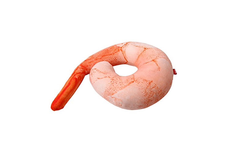 Giant Shrimp Travel Neck Pillow