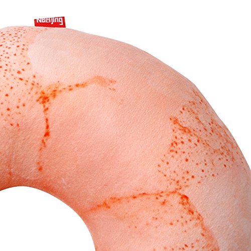 Giant Shrimp Travel Neck Pillow