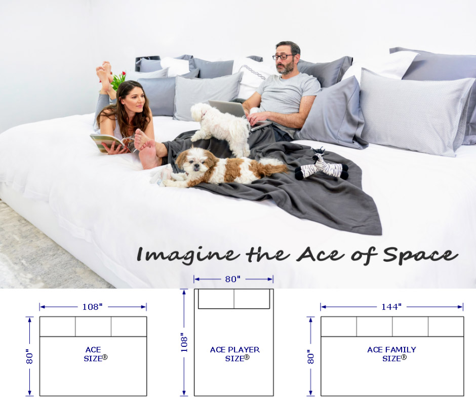 Ace Size Huge Beds - Giant Size Beds That Measure a Massive 12 Feet Wide