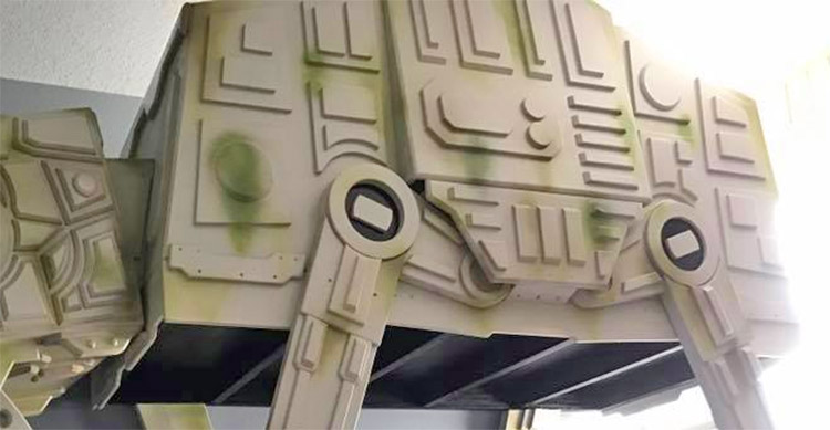 Giant Star Wars AT-AT Walker Bed - Huge AT-At Walker Bunk Bed