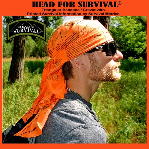 Giant Survival Bandana - Orange