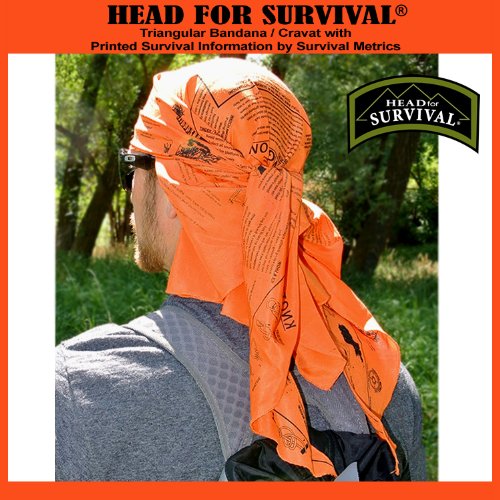 Giant Survival Bandana - Orange