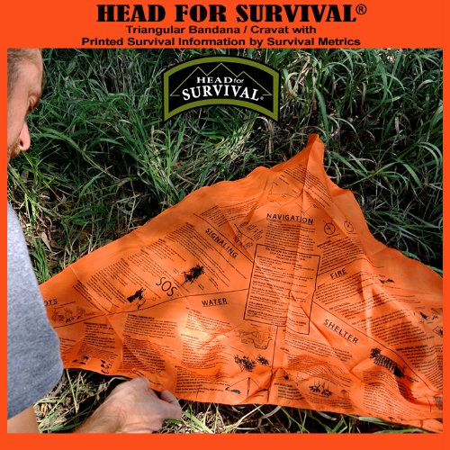 Giant Survival Bandana - Orange