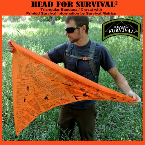 Giant Survival Bandana - Orange