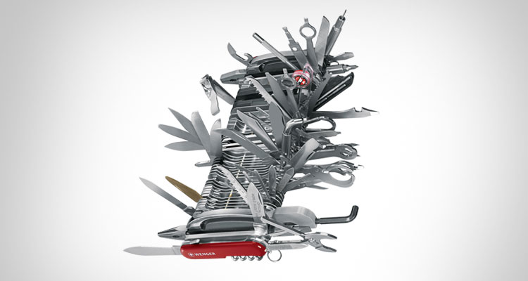 Giant Swiss Army Knife - Has over 141 functions - Wenger 16999