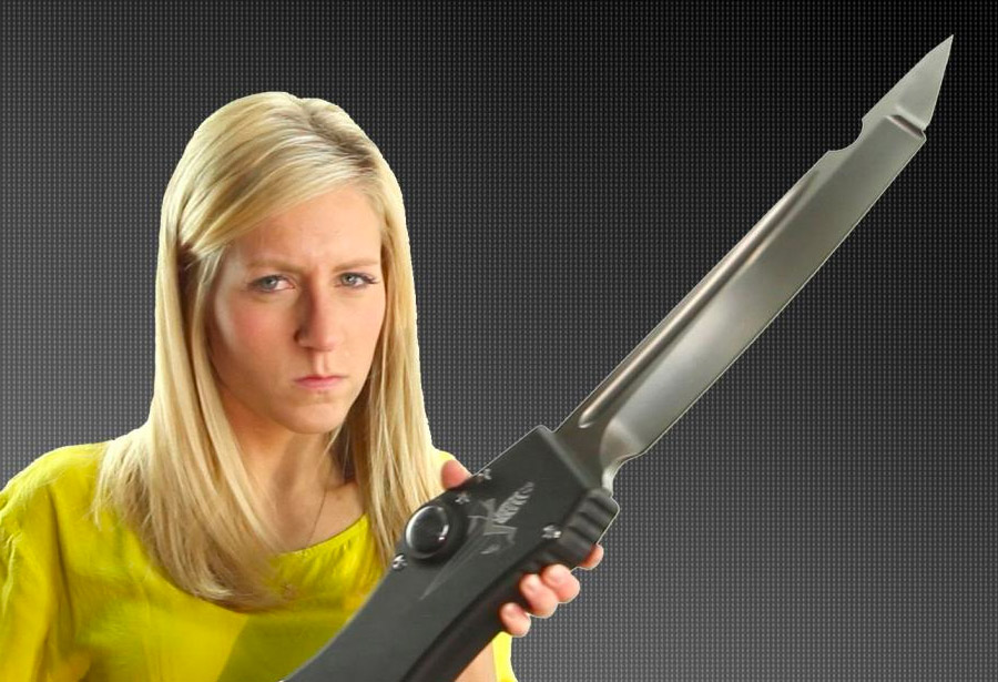 Giant Switchblade Measures a Massive 2.5 Feet Long