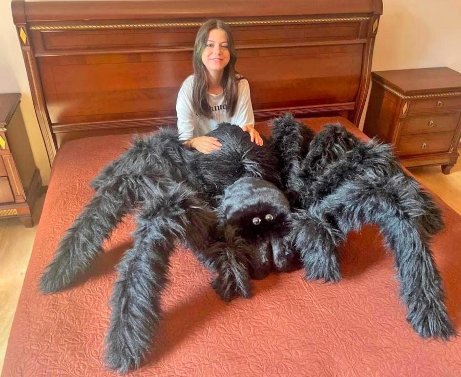 Giant Tarantula Spider Pillow