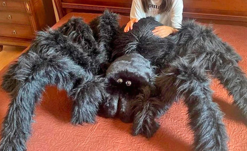 Giant Tarantula Spider Pillow