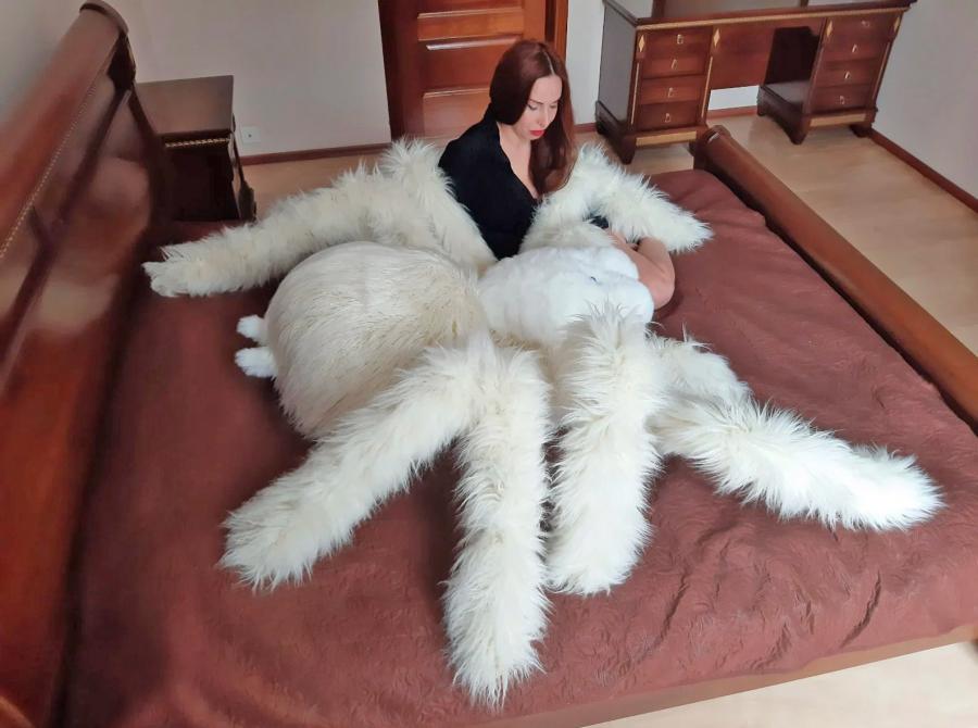 Giant Tarantula Spider Pillow