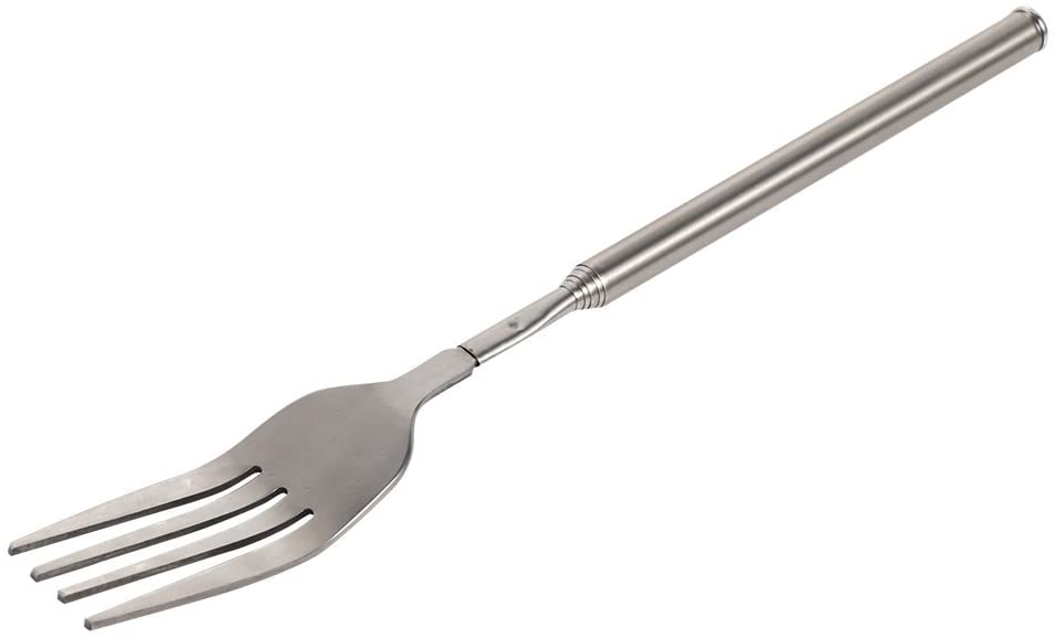 Extendable telescoping fork for claiming dad tax fork