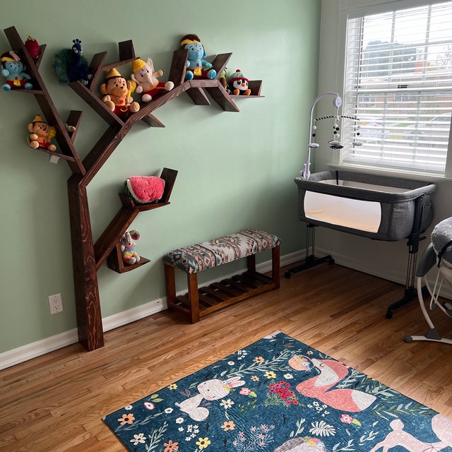 Giant Wooden Tree Shaped Bookshelf