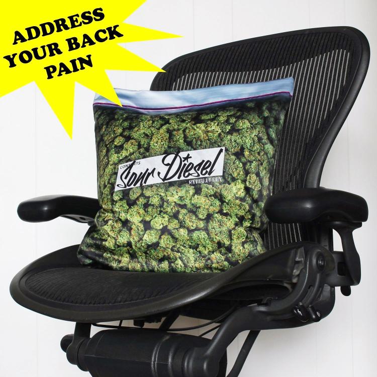 Giant Weed Bag Pillowcase
